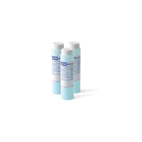 Gel conduttivo per ultrasuoni, 260 g, idrosolubile e non untuoso, compatibile con le superfici di elettrodi e sonde. Flacone da 260 g.