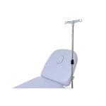 Asta flebo in alluminio a 2 ganci, altezza regolabile 100-145 cm, per lettini Lytus serie MI33x/MI37x/MI38x/MI39x