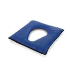 CUSCINO ANTIDECUBITO CON FORO (Misure 42x42 cm) IN GEL FLUIDO DI SILICONE E FODERO IN TESSUTO ANTISCIVOLO
