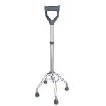 Quadripode con manico chiuso, impugnatura anatomica - Brio, portata max 130 kg, confezione da 4 pezzi.