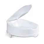 RIALZO PER WATER (Con coperchio) CON FERMI LATERALI - ALTEZZA 10 cm - PORTATA 250 kg - FERMI REGOLABILI IN LARGHEZZA - SEDUTA ERGONOMICA CON PENDENZA IN NEGATIVO CHE FACILITA LA POSTURA CORRETTA, RIDUCENDO LA FLESSIONE DELL'ANCA E DELLE GINOCCHIA