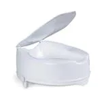 RIALZO PER WATER (Con coperchio) CON FERMI LATERALI - ALTEZZA 14 cm - PORTATA 250 kg - FERMI REGOLABILI IN LARGHEZZA - SEDUTA ERGONOMICA CON PENDENZA IN NEGATIVO CHE FACILITA LA POSTURA CORRETTA, RIDUCENDO LA FLESSIONE DELL'ANCA E DELLE GINOCCHIA