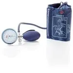SFIGMOMANOMETRO AD ANEROIDE MODELLO PALMARE GRANDE (senza fonendoscopio) CON CASSA IN LEGA LEGGERA CROMATA - BRACCIALE IN NYLON CON CHIUSURA A VELCRO - LATEX FREE -