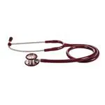 STETOFONENDOSCOPIO PEDIATRICO (Tubo rosso) A DOPPIA TESTA IN ACCIAIO INOX E ARCHETTO BIAURICOLARE - LATEX FREE -