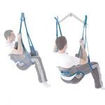 Imbracatura da toilette in rete, senza poggiatesta, taglia S, portata max 250 kg, tessuto poliestere a rete strongtex.