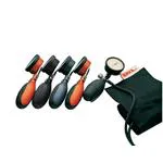 ERKA® KOBOLD - SFIGMOMANOMETRO AD ANEROIDE SENZA FONENDOSCOPIO - SUPER PROFESSIONALE - BRACCIALE CON CHIUSURA A VELCRO - BLU