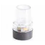 PUNTALE STANDARD CON BASE IN GOMMA E LUCE A LED (Adatto per tubo Ø 18 - 19 mm)