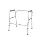SOSTEGNO PER WC REGOLABILE IN ALTEZZA E SMONTABILE (63 x 49 x h. 60,5÷70,6 cm) - Portata max 100 kg - Alluminio anodizzato - Indispensabile per agevolare il sedersi e il sollevarsi del paziente idoneo per qualsiasi WC