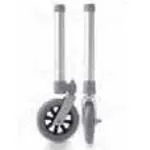 GAMBE (PAIO) (Ø 12 cm) A 8 FORI CON RUOTE PIROETTANTI PER DEAMBULATORI - VENDITA AL PAIO